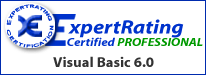 Certified for Visual Basics 6.0
